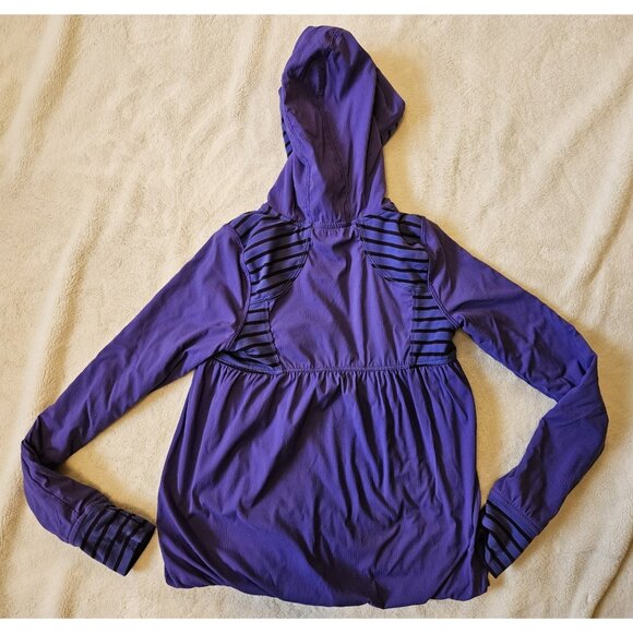 IVIVVA by LULULEMON Reversible womens purple Hoodie Size 8 - Picture 8 of 12